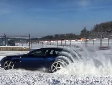 Nürburgring: Όταν η τετρακίνητη Ferrari V12 παίζει στο χιόνι και σπάει το φράγμα των 300 km/h (βίντεο)